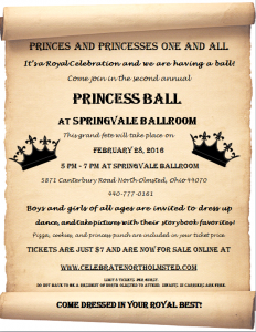 Princess Ball Flyer